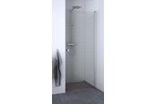 Duschväggar, duschkabiner och tillbehör - Dansani match hinged door 79-81 cm satin/clear - A81-01
