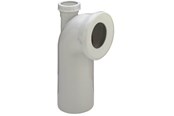 Toaletter, säten, bidé och reservdelar - Viega Toilet bend 90° with 50 mm stud plastic/white - 109462