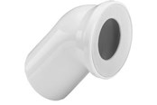 Toaletter, säten, bidé och reservdelar - Viega Toilet bend 45° plastic/white - 101718