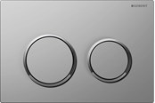 Installationssystem - Geberit actuator plate omega20 for dual flush: bright chrome - 115085KH1