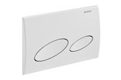 Installationssystem - Geberit actuator plate kappa20 for dual flush: white alpine - 115.228.11.1