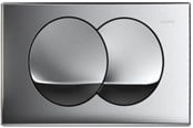 Installationssystem - Geberit actuator plate delta20 chrome gloss - 115.100.21.1