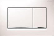 Installationssystem - Geberit actuator plate sigma20 white/bright chrome/white - 115.883.KJ.1