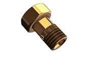 Mätinstrument - JCH meterunion 2086 1 x 34 x 50 mm gunmetal - 484915-406