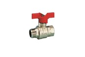 Beslag - Pettinaroli F x m "new compact" fullway ball valve red butterfly hand - 52CE/1-008