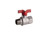 Beslag - Pettinaroli F x m heavyduty fullway ball valve red butterfly handle te - 52EUR/1-004
