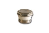 Radiatorer och ventiler - Pettinaroli End plug 6 edge with profit ring 1/2" chrome - DE-069