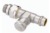 Radiatorer och ventiler - Danfoss RLV10 Press return coupling straight - 003L1824