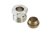 Radiatorer och ventiler - Danfoss Compression fitting 1/2" x 12 mm copper/steel - 013G4112