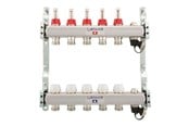 Golvvärme - Salus Floor heating manifold 6 slings with flowmeter - GVM-F 6