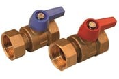 Golvvärme - Roth Ball valve kit 1" straight - 17401973.858