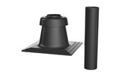 Pannor och skorstenar - Bosch chimney cover dn80 black - 7738112719