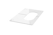 Pannor och skorstenar - Bosch dækskærm DN100 todelt hvid - 7738112537