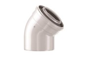 Pannor och skorstenar - Bosch elbow concentric 45° dn80/125 - 7738112593