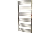 Handduksradiatorer och tillbehör - Kriss round heated towel rail 1320 x 600 chrome - R13260C