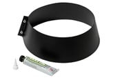 Pannor och skorstenar - Metalbestos storm collar ø250/150 black with silicone - 317641251