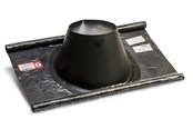 Pannor och skorstenar - Metalbestos flashing ø230/130 5-32° flex black - 317635236