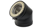 Pannor och skorstenar - Metalbestos wood 150 mm elbow 45° - 317523151