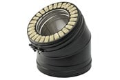Pannor och skorstenar - Metalbestos wood 130 mm elbow 30° - 317522131