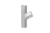 Tak och fasad - Rheinzink pipe branch 60° 76/76mm - 1134274