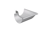 Tak och fasad - Rheinzink corner external 90° for half-round gutter 333x0.7m - 1115319