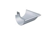 Tak och fasad - Rheinzink corner external 90° for half-round gutter 250x0.7m - 1115338