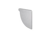 Tak och fasad - Rheinzink stopend right quarter-round 333 - 1131084