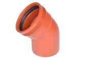 Avloppsprodukter - Wavin Wafix pp bend rd 160x45° - 1553352