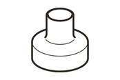Dräneringsprodukter - Geberit Reducer pe-hd d90/63 concentric - 366.570.16.1