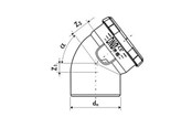 Dräneringsprodukter - ALIAXIS Bend 75 30° dblue - VKL-075-000-30D