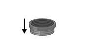 Dräneringsprodukter - Girpi 52mm x 50mm sealing ring fria - ht-pp - SJT52