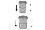Dräneringsprodukter - Girpi 52mm x 50mm transistion piece fria - ht-pp - SAF52