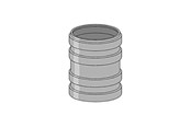 Dräneringsprodukter - Girpi 110mm double sleeve - SMA110