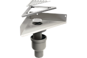 Dräneringsprodukter - Unidrain Complete drain system corner vertical Ø75 mm - 4012.0200