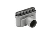 Dräneringsprodukter - Unidrain Outlet unit w/horizontal outlet Ø75 mm incl. water trap - 1421.0075