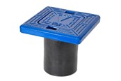 Produkter för vattenförsörjning - Avk Surface box avk blue 180x180mm - 040072510900