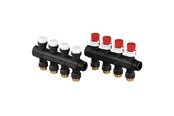 Golvvärme - Uponor vario plus manifold w. valve ls 4x 3/4 euro - 1030581