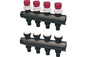 Golvvärme - Uponor vario plus manifold q&e w. valve ls 4x q&e 20x2.0 - 1032704