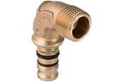 Alu pex-system - Geberit mepla bend adapter 90° with male thread: d=20mm r=3 - 602.253.00.5