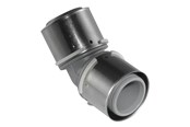 Alu pex-system - Uponor press composite elbow 45° ppsu 40-40 - 1046388