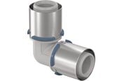 Alu pex-system - Uponor s-press composite elbow 90° 63 x 63 mm - 1032877