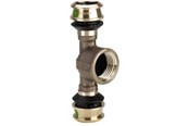 Alu pex-system - Viega Raxofix T-piece 25 x 1/2" x 25 mm gunmetal - 647148
