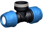 Produkter för vattenförsörjning - +GF+ Tee ijoint 20 x 1/2" x 20 mm - 158400177