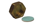 Gängade beslag - Uponor fluvia end cap w. bleeder g3/4 - 1008497