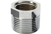Gängade beslag - Viega Nipple socket 1/2" x 3/8" chrome plated gunmetal - 447991