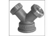 Gängade beslag - K. Neerskov Y-piece distributor piece 3/4 mf / np / np ms krkr. - 048223506