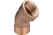 Gängade beslag - Viega Bend 45° sleeve/nipple 2" gunmetal - 650711