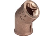 Gängade beslag - Viega Bend 45° socket/socket 1" gunmetal - 320652
