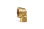 Gängade beslag - Isiflo Elbow brass 90° female/female 38 - 5010009