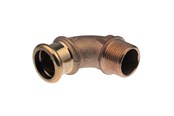 Tryckrör och kopplingar - Vsh Fabrieken Xpress copper angle adapter 90 deg. fm 22xr3/4 - 38334